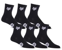 Fox Racing 6" Ranger Socks Prepack (Black)